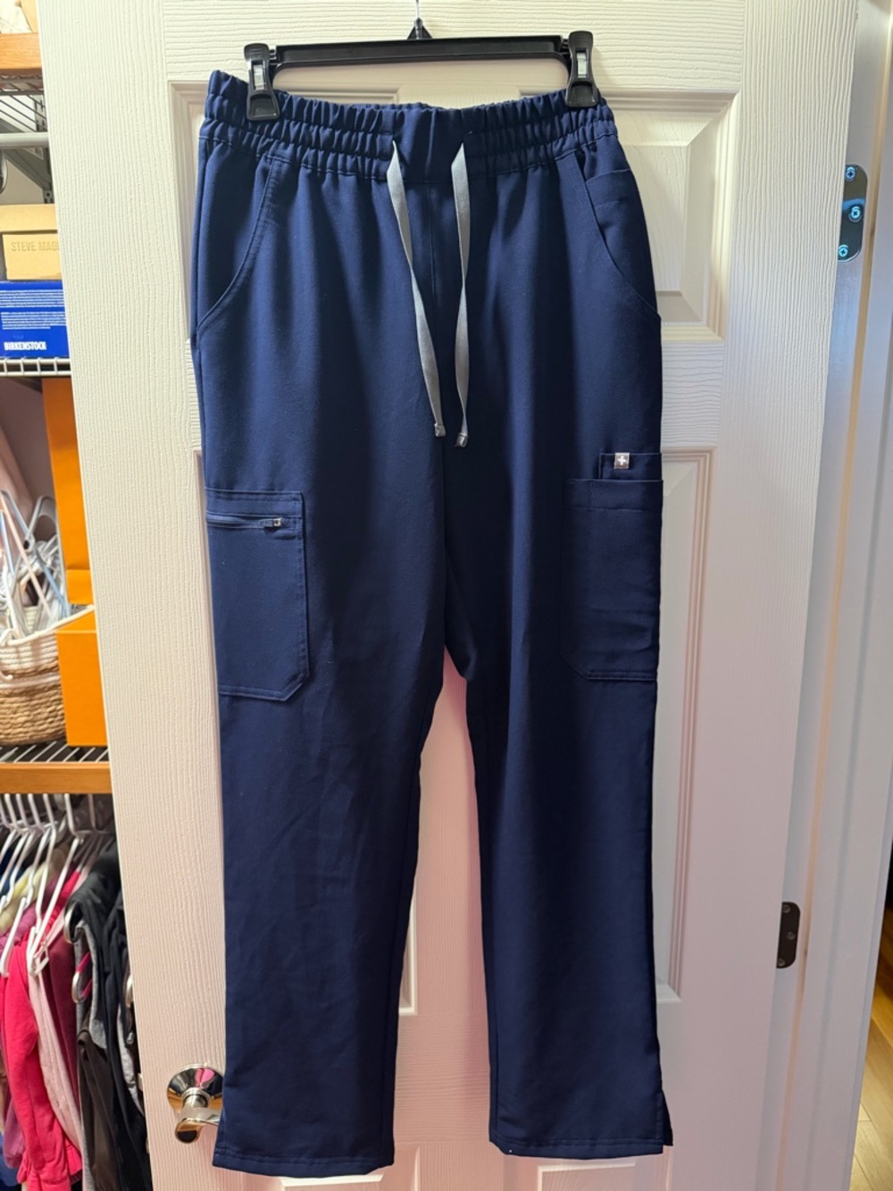 Dowa High-Rise Straight-Leg Scrub Pant